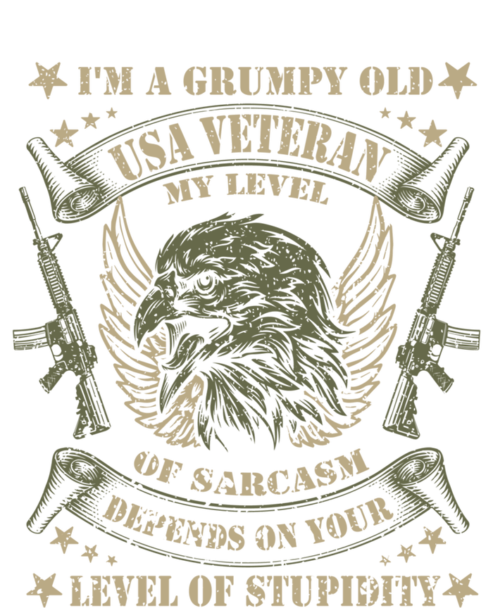 Grumpy Old Veteran Gift Ladies Long Sleeve Shirt