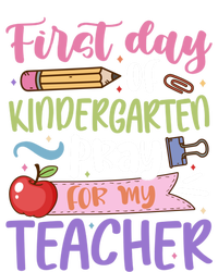 First Day Of Kindergarten Pray For My Teacher Kindergarten Funny Gift Tank Top