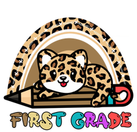 First Grade Leopard Rainbow Teacher 1St Grade Meaningful Gift T-Shirt