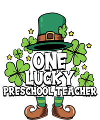 St Patricks Day Leprechaun One Lucky Preschool Teacher Cool Gift T-Shirt