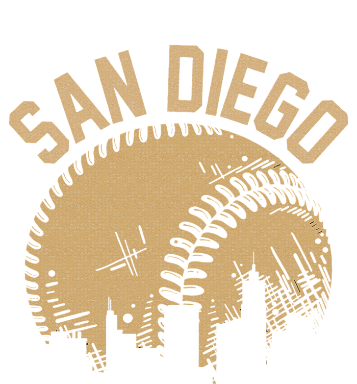 San Diego Baseball Skyline California Player Coach Fan T-Shirt