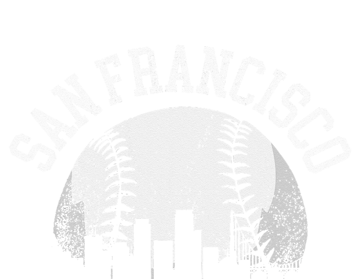 Vintage San Francisco Baseball Skyline Retro California SF Kids Hoodie