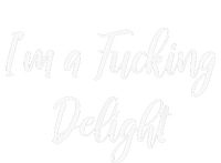 Im A Fucking Delight Funny Sassy Bitchy Women's Flannel Pajama Set