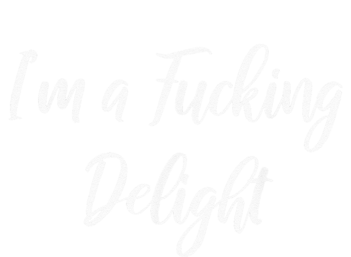 Im A Fucking Delight Funny Sassy Bitchy Women's Flannel Pajama Set