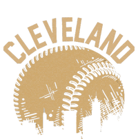 Cleveland Baseball Skyline Ohio Player Coach Fan T-Shirt