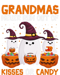 Grandmas Never Run Out Of Kisses Or Candy Ghost Halloween T-Shirt