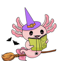 Cute Axolotl Halloween Axolotl Witch Casting Spells Cooling Performance Crew T-Shirt