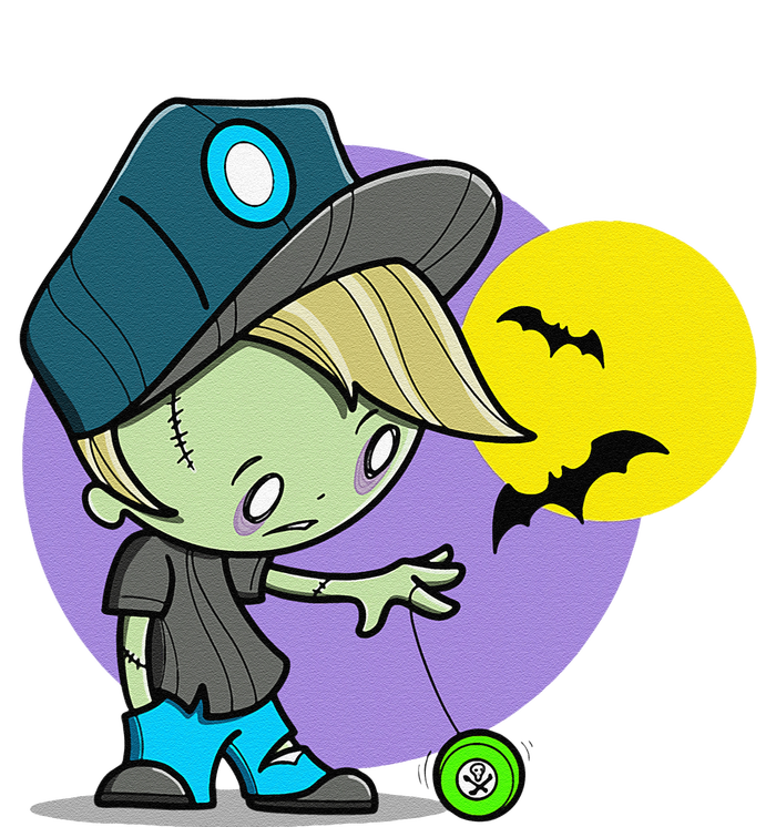 Cute Zombie Spooky Bats For Halloween And Back To School T-Shirt