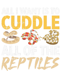 All I Want Is To Cuddle All These Reptiles Lover V-Neck T-Shirt