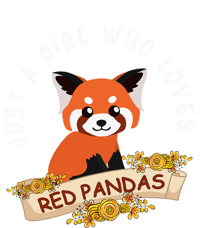 Just A Who Loves Red Pandas Cute Red Panda Baby Bodysuit