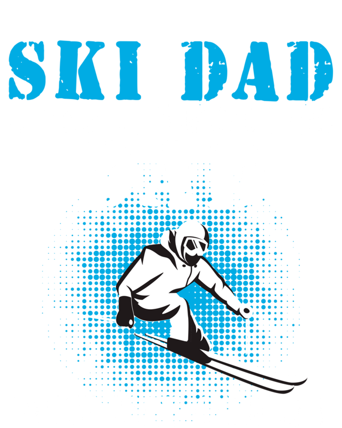 Distressed Cool Ski Dad Skiing Winter Sports Skier Father Gift Women's T-Shirt