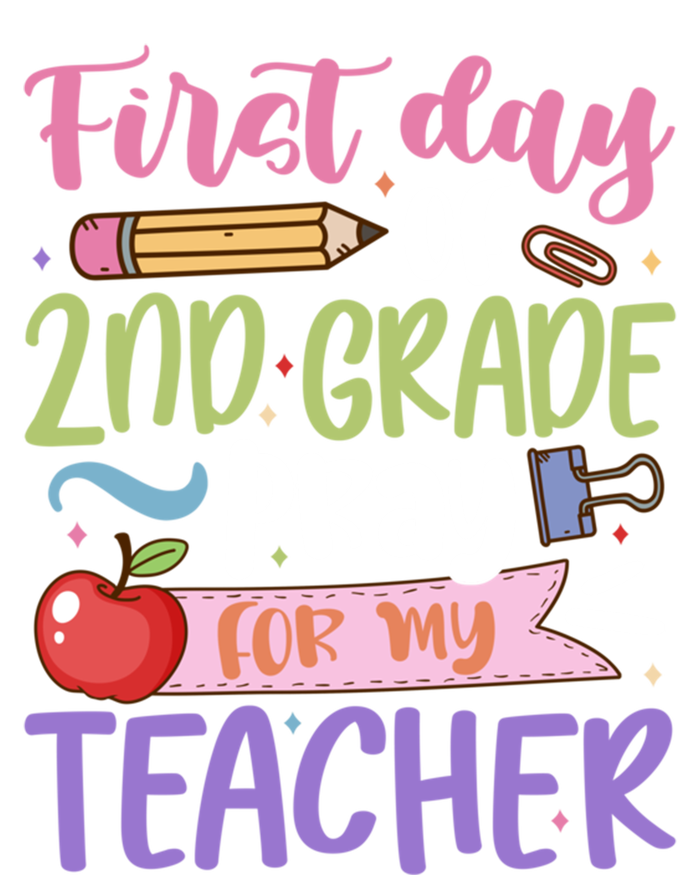 First Day Of 2Nd Grade Pray For My Teacher Second Grade Cute Gift Premium T-Shirt