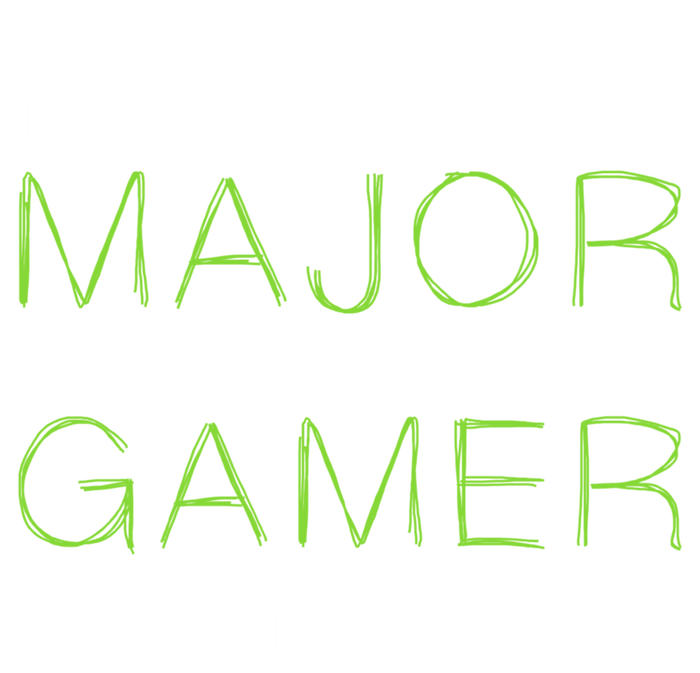 Engineering Major Gamer Night Student Gaming Engineer Gift T-Shirt