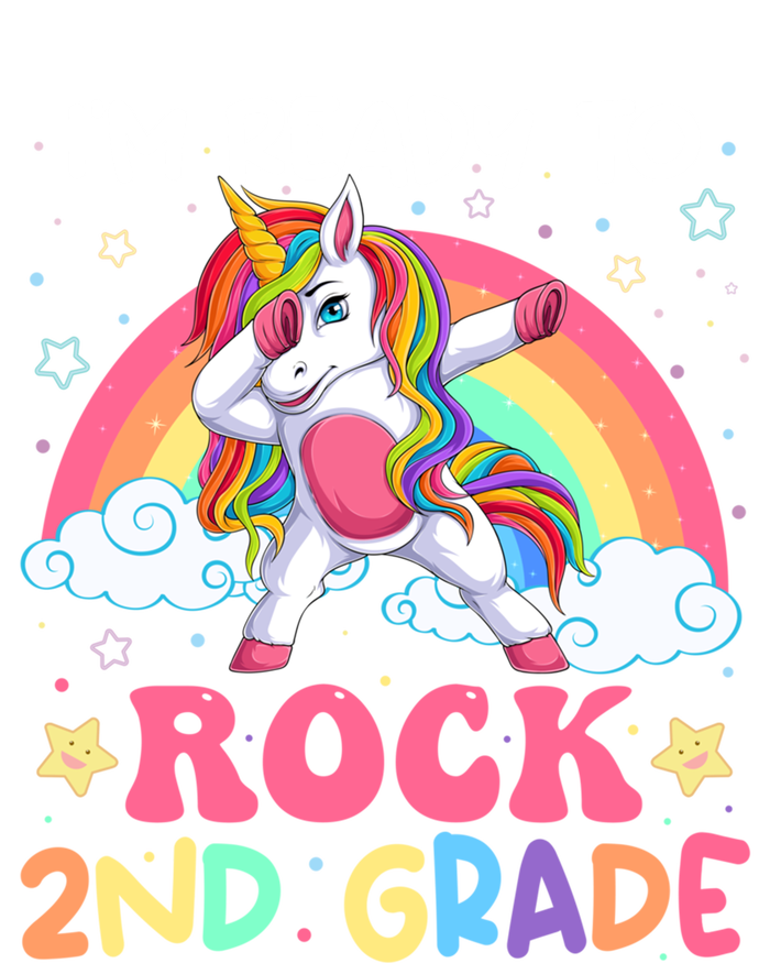 Im Ready To Rock 2Nd Grade Unicorn Dabbing Second Grade Gift T-Shirt