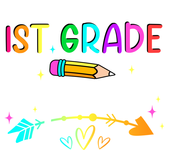 First Grade Squad Groovy First Day Of 1St Grade Teacher Gift Premium Hoodie