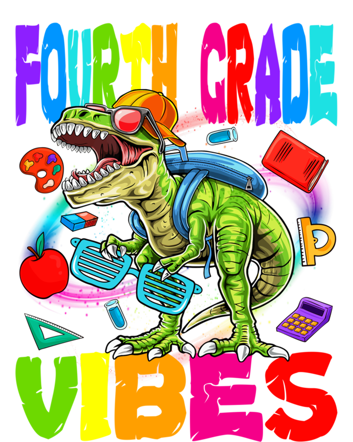 Fourth Grade Vibes Dinosaur Back To School Gift Ladies Essential Flowy Tank