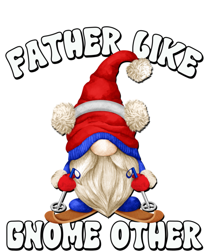 Funny Winter Gnome Grandpa Graphic Ski Dad Saying Cool Gift Pom Pom 12in Knit Beanie