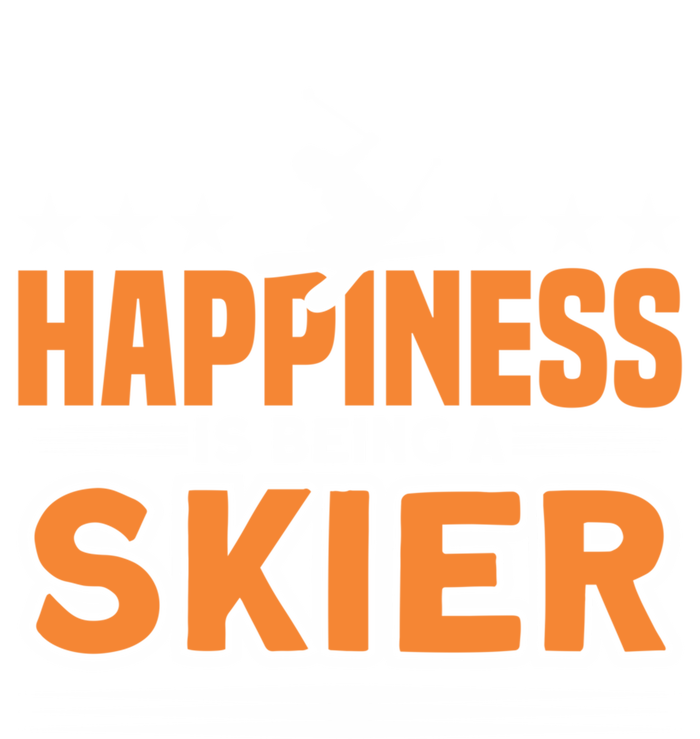 Happiness Is Being A Skier Ski Skiing Cute Gift Toddler Long Sleeve Shirt