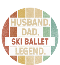 Husband Dad Ski Ballet Legend Vintage Funny Gift T-Shirt