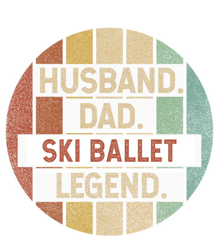 Husband Dad Ski Ballet Legend Vintage Funny Gift T-Shirt