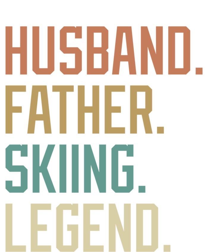 Husband Father Skiing Legend Fathers Day Birthday Meaningful Gift T-Shirt