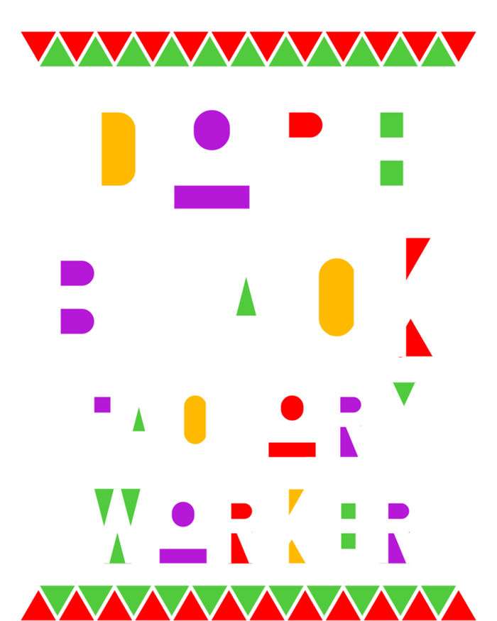 Dope Black Factory Worker African American Job Proud Gift Kids Hoodie