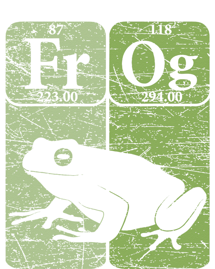 Frog Periodic Table Elements Herpetologist Frog Lover Retro PosiCharge Competitor Tank