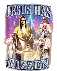 Jesus Has Rizzen Garment-Dyed Sweatshirt