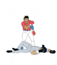 FUNNY BASEBALL DOWN GOES ANDERSON Cooling Performance Crew T-Shirt