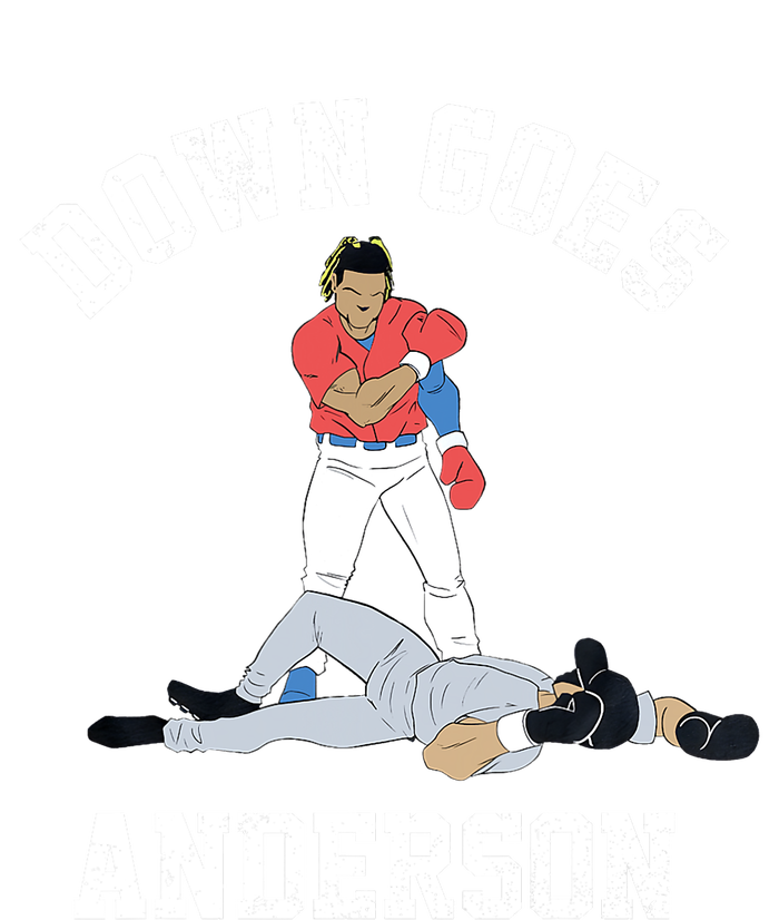 FUNNY BASEBALL DOWN GOES ANDERSON Tank Top