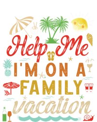 Help Me Im On Family Vacation Funny Family Vacation Cute Gift Ladies Essential Flowy Tank