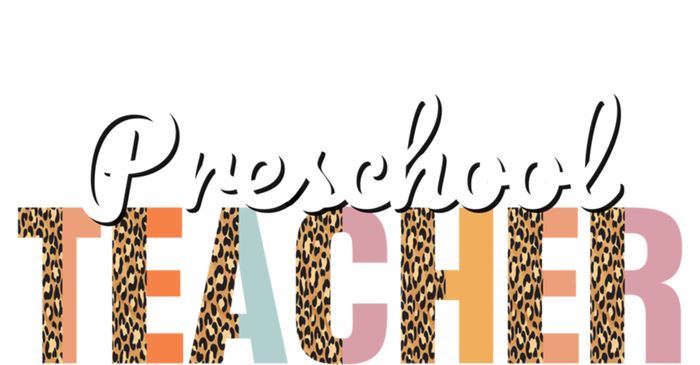 Preschool Teacher Leopard Back To School Preschool Meaningful Gift T-Shirt