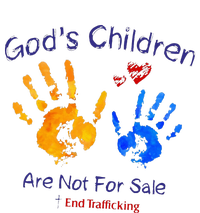 God's Children Are Not For Sale Hand Prints T-Shirt