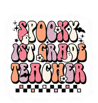 Retro One Spooky 1St Grade Teacher Halloween First Grade Gift T-Shirt