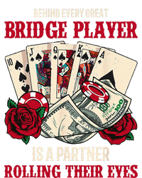 Funny Bridge Card Game Rose Behind Every Great Bridge Player Performance Fleece Hoodie