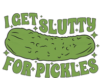 I Get Slutty For Pickles Funny Who Loves Pickles Apaprel Adult Drive Performance Visor