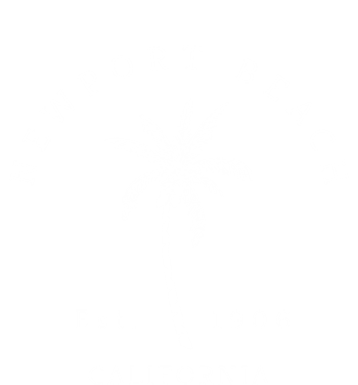 Original Newport Beach Ca Palm Tree Unique Novelty Art Gift Ladies Essential Tank