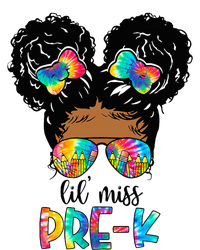 Lil' Miss PreK Messy Bun Tie Dye African American T-Shirt