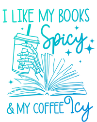 I Like My Books Spicy And My Coffee Icy Book Lovers Bookish Gift Tote Bag