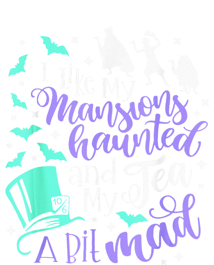 I Like My Mansions Haunted And My Tea A Bit Mad Halloween Cooling Performance Crew T-Shirt