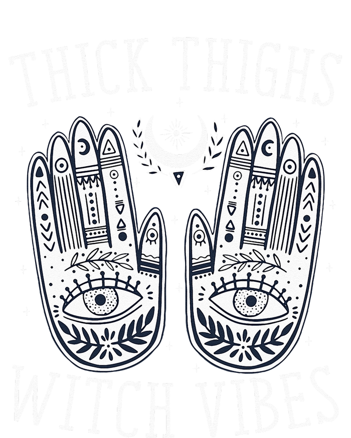 Thick Thighs Witch Vibes Halloween Softstyle Adult Sport Polo