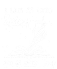 I Like My Books Spicy And My Coffee Icy Skeleton Book Lover Gift Women's Long Sleeve Flannel Pajama Set 