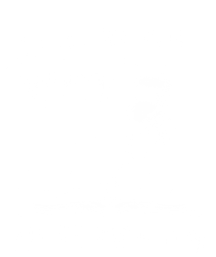 I Like My Books Spicy And My Coffee Icy Skeleton Book Lover Gift Women's Long Sleeve Flannel Pajama Set 