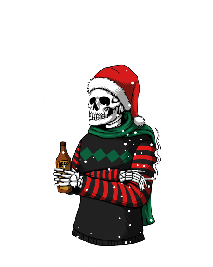 I Prefer Halloween Funny Christmas Skeleton Sweater Ugly Great Gift Full Zip Hoodie