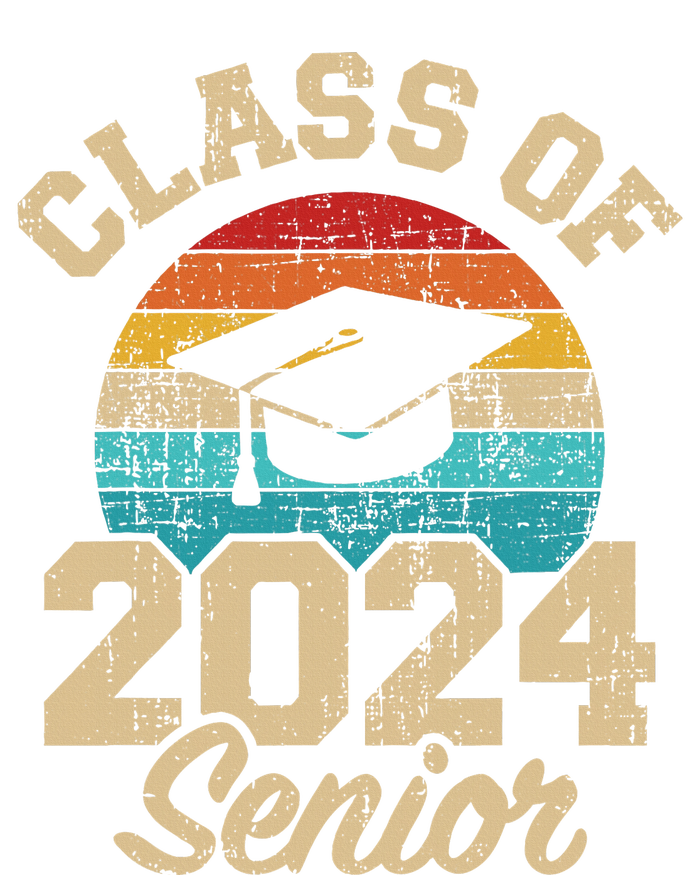 Class of 2024 senior vintage and retro T-Shirt