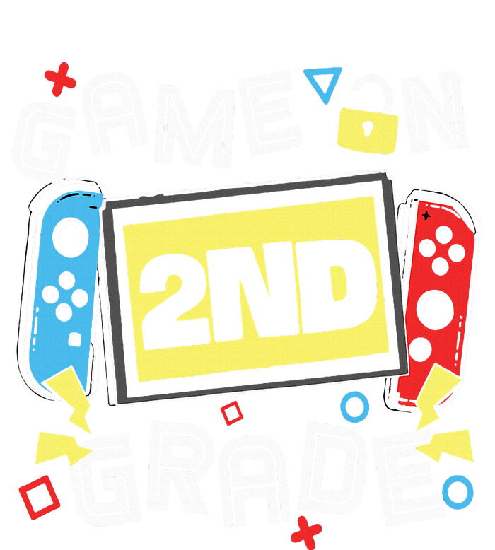 Gaming Game On 2nd Grade Second First Day School Gamer Women's Crop Top Tee