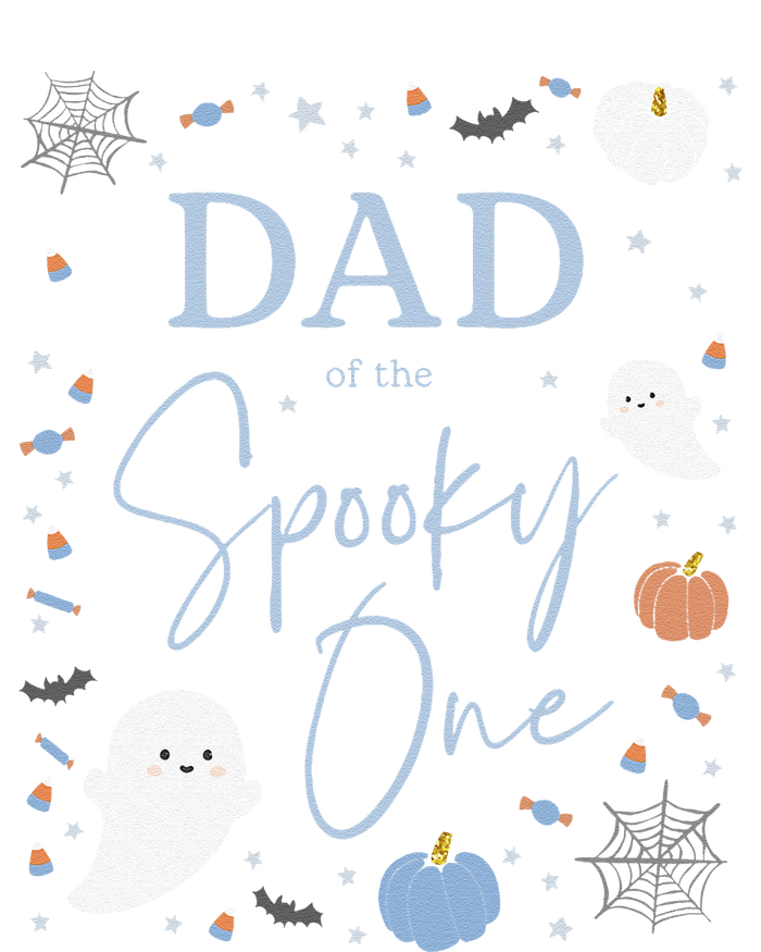 Dad Of The Spooky One First Birthday Blue 1st Halloween T-Shirt