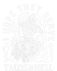 I Hope They Serve Tacos In Hell Halloween Taco Tuesday Gift Tie-Dye Long Sleeve Shirt