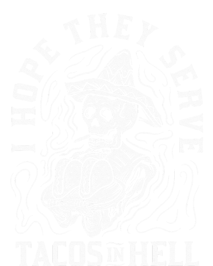 I Hope They Serve Tacos In Hell Halloween Taco Tuesday Gift Tie-Dye Long Sleeve Shirt