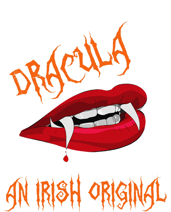 Dracula An Irish Original Spooky Halloween Vampire Fangs Long Sleeve Shirt